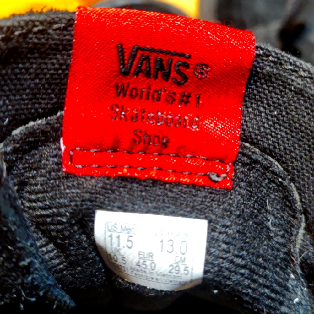 Vans skate board sneakers